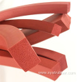 Flexible shock absorption sponge foam silicone seal strip